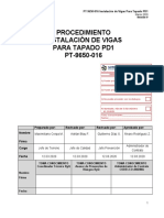 PT-9650-016 - 0 Instalación de Vigas para Tapado PD1