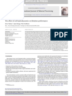 The Effect of Cell Hydrodynamics On Flotation Performancexx