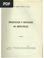 Gnoseología y Ontología en Aristóteles