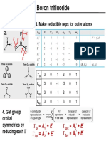 Point Group D 2. 3. Make Reducible Reps For Outer Atoms: X y Z X y Z