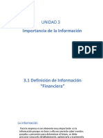 UNIDAD 3-Contabilidad Industrial-Importancia de La Información