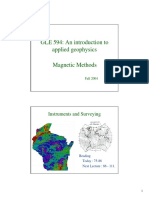 GLE 594: An Introduction To Applied Geophysics Magnetic Methods