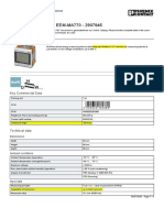 Measuring Instrument - EEM-MA770 - 2907945: Key Commercial Data