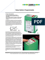 MCR-PSP MCR Threshold Value Switch, Programmable: 1. Short Description