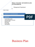 Mba 3 Semester Business Plan