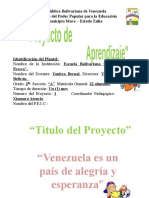 Proyecto de Venezuela