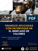 Finanzas Con Un Enfoque Al Mercado de Valores