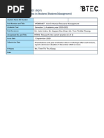 Assignment Brief - BTEC (RQF) Higher National Diploma in Business (Business Management)