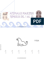 Animales Marinos - Numeros 1-10