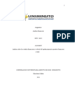 Actividad 8 Análisis Sobre Los Estados Financieros y Calculo Del Apalancamiento Operativo Financiero y Total