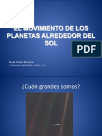 El Movimiento de Los Planetas Alrededor