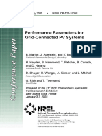 Parameters For Grid-Connected PV Systems