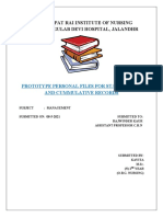 Prepare Prototype Personal Files For Staff Nurses 2