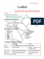 Leather: Classification of Animal Skin