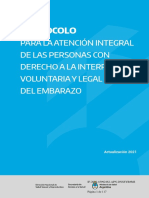 Protocolo para La Atención Integral de Las Personas Con Derecho A La Interrupción Voluntaria y Legal Del Embarazo