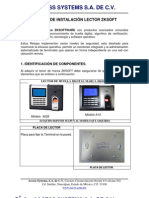 Manual de Instalación Lector X628-A10