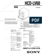Sony HCD-LV60 - Hifi Component System