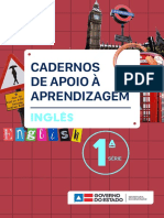 Cadernos de Apoio À Aprendizagem: Inglês