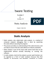 Software Testing: Static Analysis