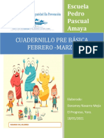 Cuadernillo Prebasica Febrero-Marzo 2021. Esc.p.p.A