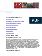 Process Engineering Services: Feasibility Studies and Conceptual Design