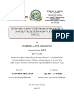 Investigation of The Effects of Gasoline Concerntration in Cassava Based Biofuel