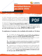 Registro de Mortalidad Materna en Lara (2020) en Datos