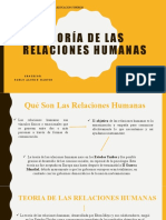 Teoría de Las Relaciones Humanas