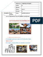 Actividades Económicas 3°