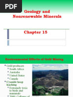 Chapter 15 Geology and Nonrenewable Mineral Resources PowerPoint