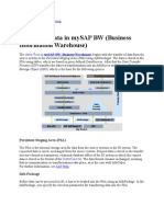 Flow of Data in Mysap BW (Business Information Warehouse) : Mynotes From Mysap Learning