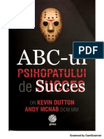 ABC-ul Psihopatului de Succes Kevin Dutton