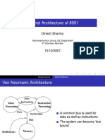 Internal Architecture of 8051: Dinesh Sharma