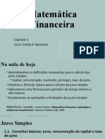 Aula - 1 - Juros - Simples - Vfinal - Análise de Investimentos