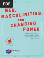 Men Masculinities and Changing Power MenEngage 2014