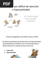 Trastorno Por Déficit de Atención e Hiperactividad