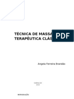 Técnica de Massagem Terapêutica Clássica