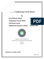 Complex Engineering Activity Report