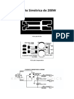 Fuente Simétrica 200w by Kriss Electronics