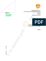 Operating Instructions Io-Link Master With Profinet Interface Dataline 4 Ports Ip 65 / Ip 66 / Ip 67