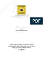 Reseña Histórica Del Derecho Inmobiliario en Colombia