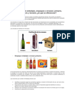 Clasificación de Empaques.