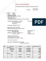 Rate Analysis For Vitrified FLOORING