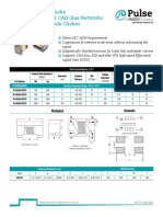 Automotive Chip Choke EMI Suppression For CAN-Bus Networks 2-Line Common Mode Chokes