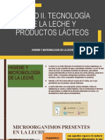 UNIDAD II - TPA215 - Higiene y Microbiología de La Leche