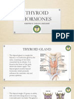 Thyroid Hormones: Sherwin B. Toriano, RMT, MSMT