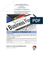 Business Finance: Quarter 4 Module 10