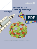 Pearson Edexcel 11-16 Science Learning Pathway: Biology: An Alternative, Linear Approach To Teaching Science