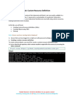 Lab: Custom Resource Definition: Ensure You Have Running Cluster Deployed