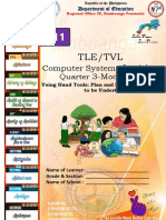 CSS-11-NCII-QUARTER-3-MODULE-1 Using Hand Tools Plan and Prepare For Tasks